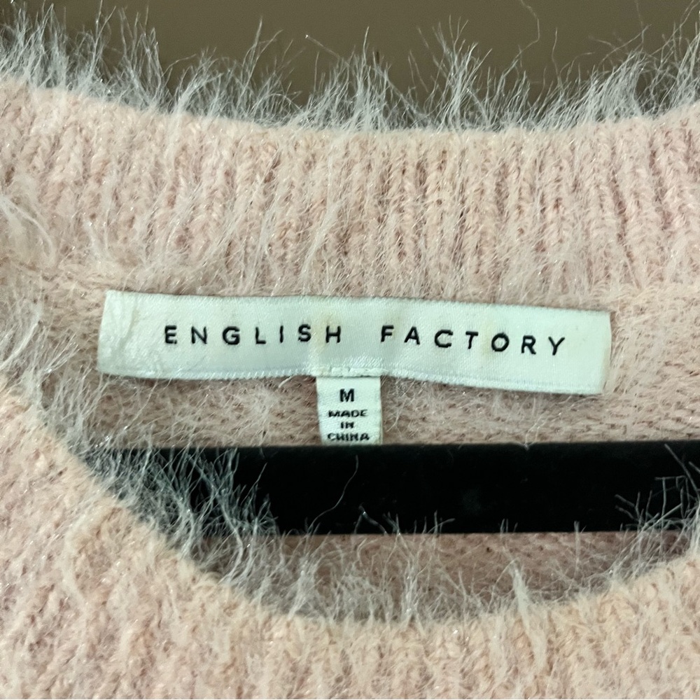 English Factory Fuzzy Ruffle Sweater - Picture 4 of 7